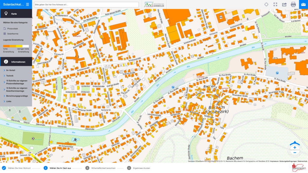 Der Landkreis Ahrweiler setzt auf PlexMap Solar! | Geoplex