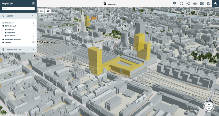 3D-Geoportal Kanton Basel Stadt Online | Geoplex